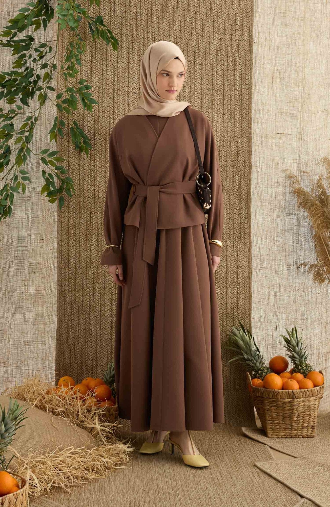 Saten Bisküvi Janjan Şal - Fatma Atasoy