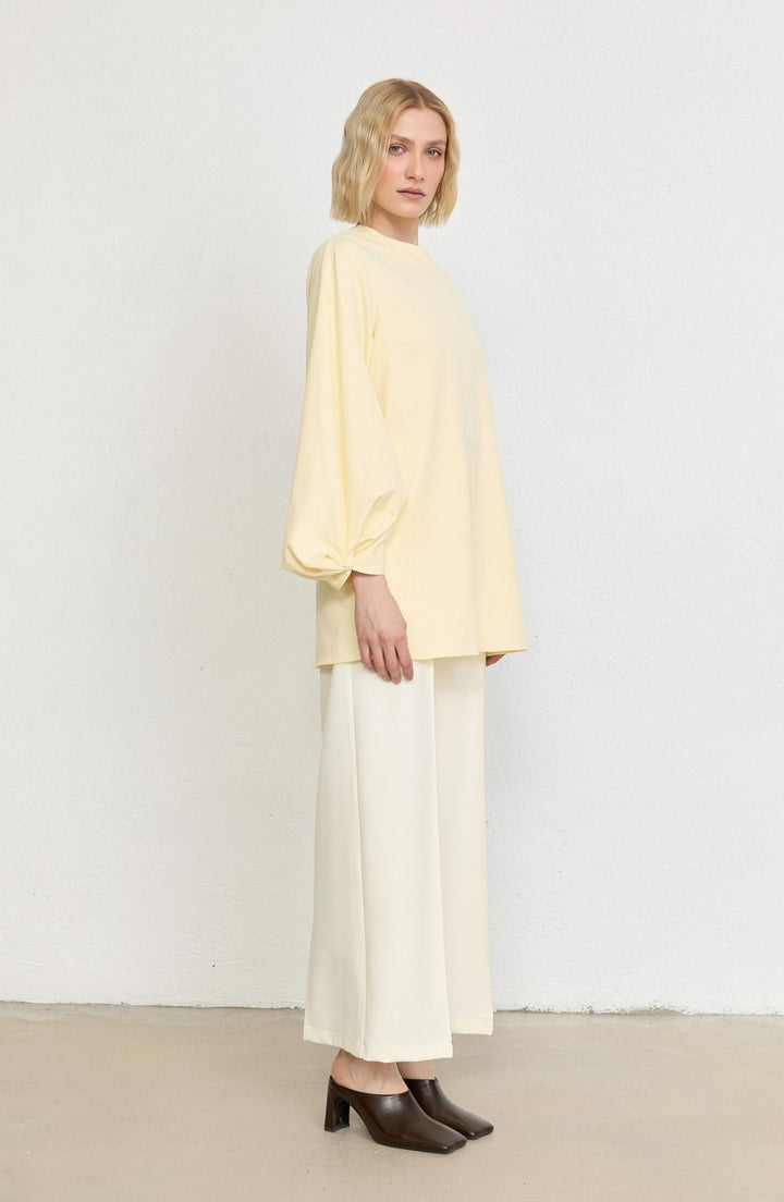 Ütü İzli Vanilya Pantolon - Fatma Atasoy