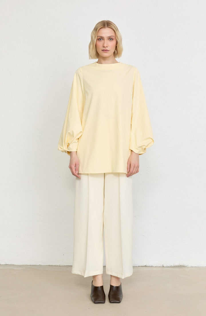 Ütü İzli Vanilya Pantolon - Fatma Atasoy