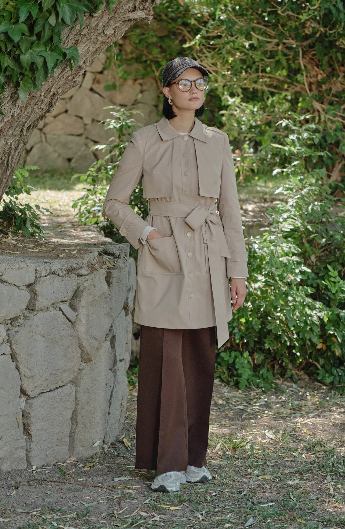 Ütü İzli Acı Kahve Pantolon - Fatma Atasoy