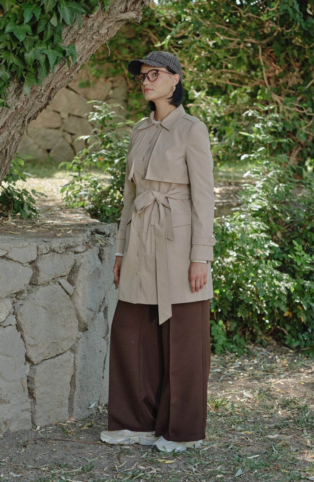 Ütü İzli Acı Kahve Pantolon - Fatma Atasoy