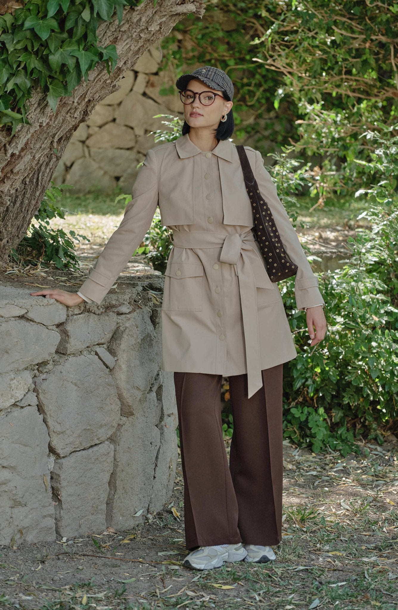 Ütü İzli Acı Kahve Pantolon - Fatma Atasoy