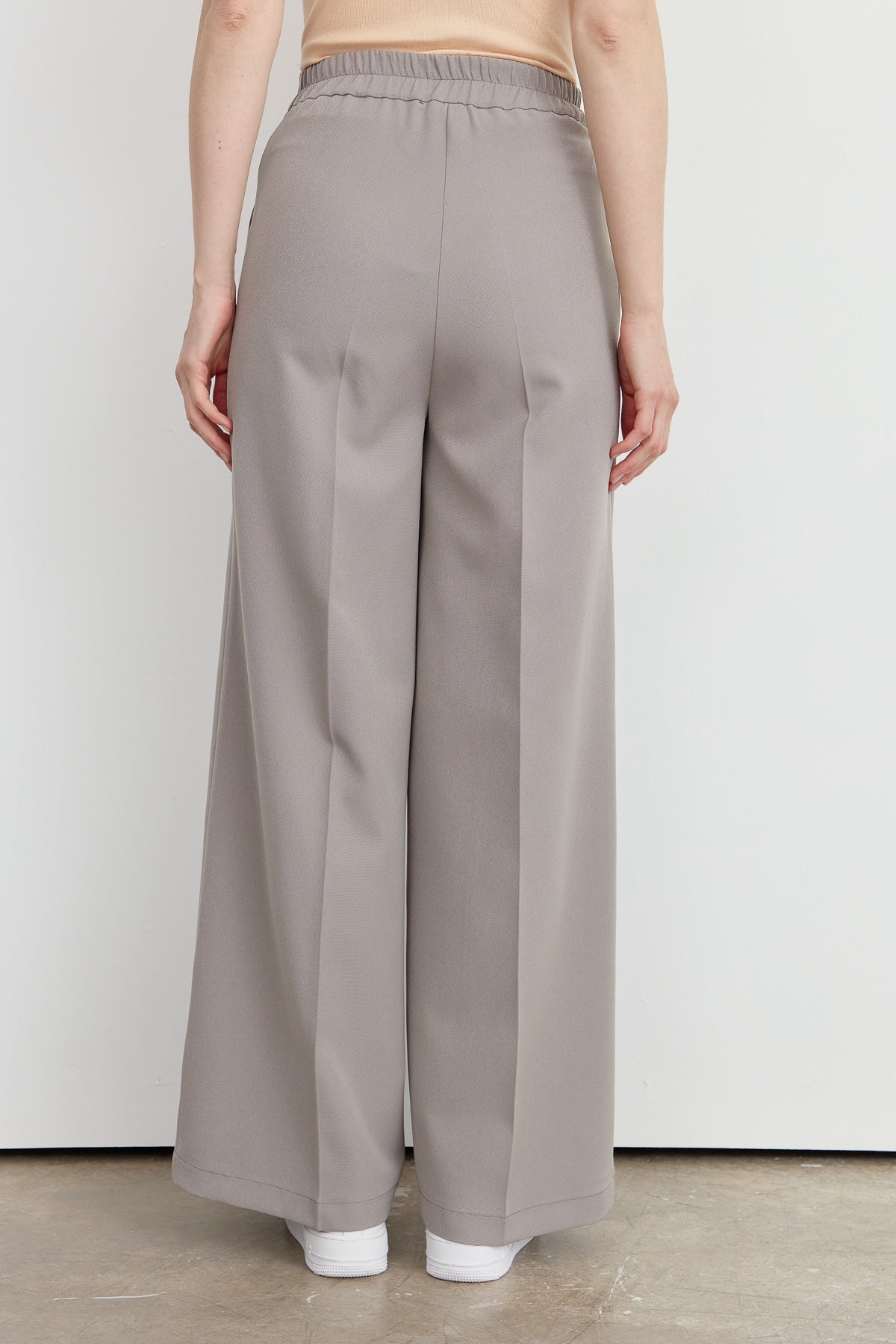 Ütü İzli Pantolon Gri - Fatma Atasoy