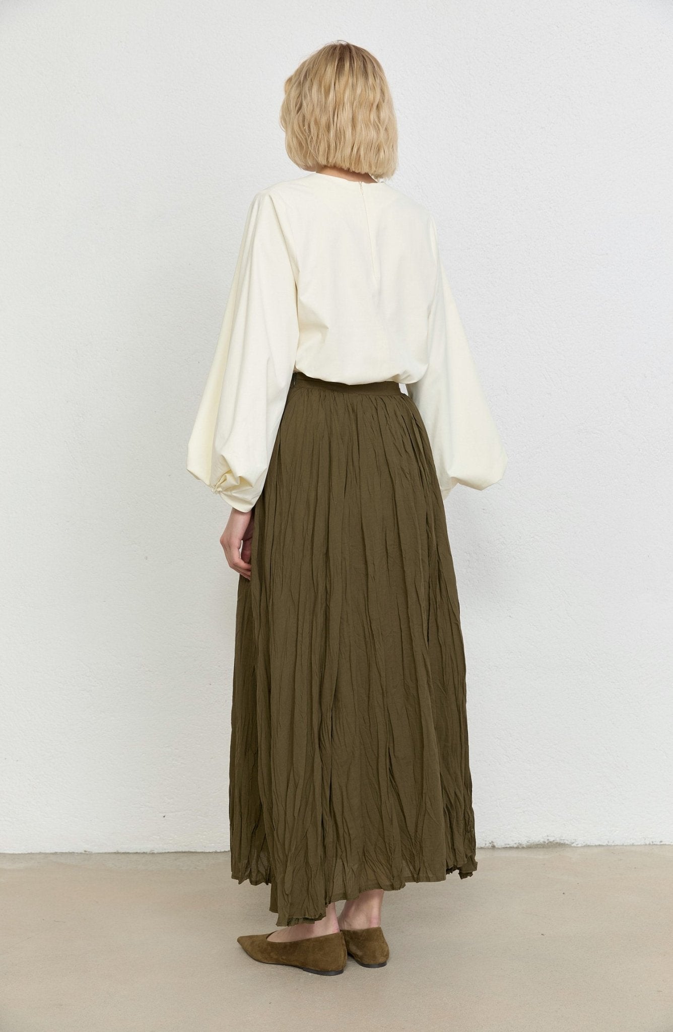 Vual Haki Crash Etek - Fatma Atasoy