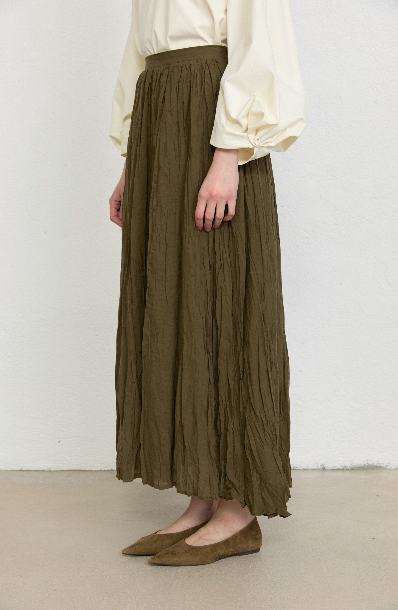 Vual Haki Crash Etek - Fatma Atasoy