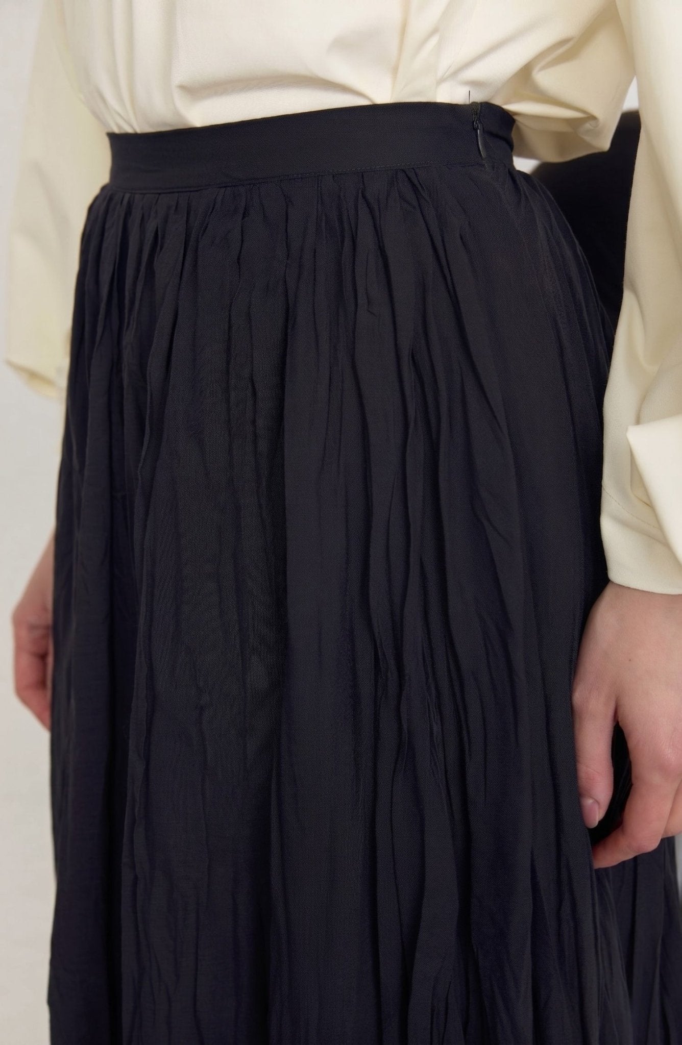 Vual Lacivert Crash Etek - Fatma Atasoy