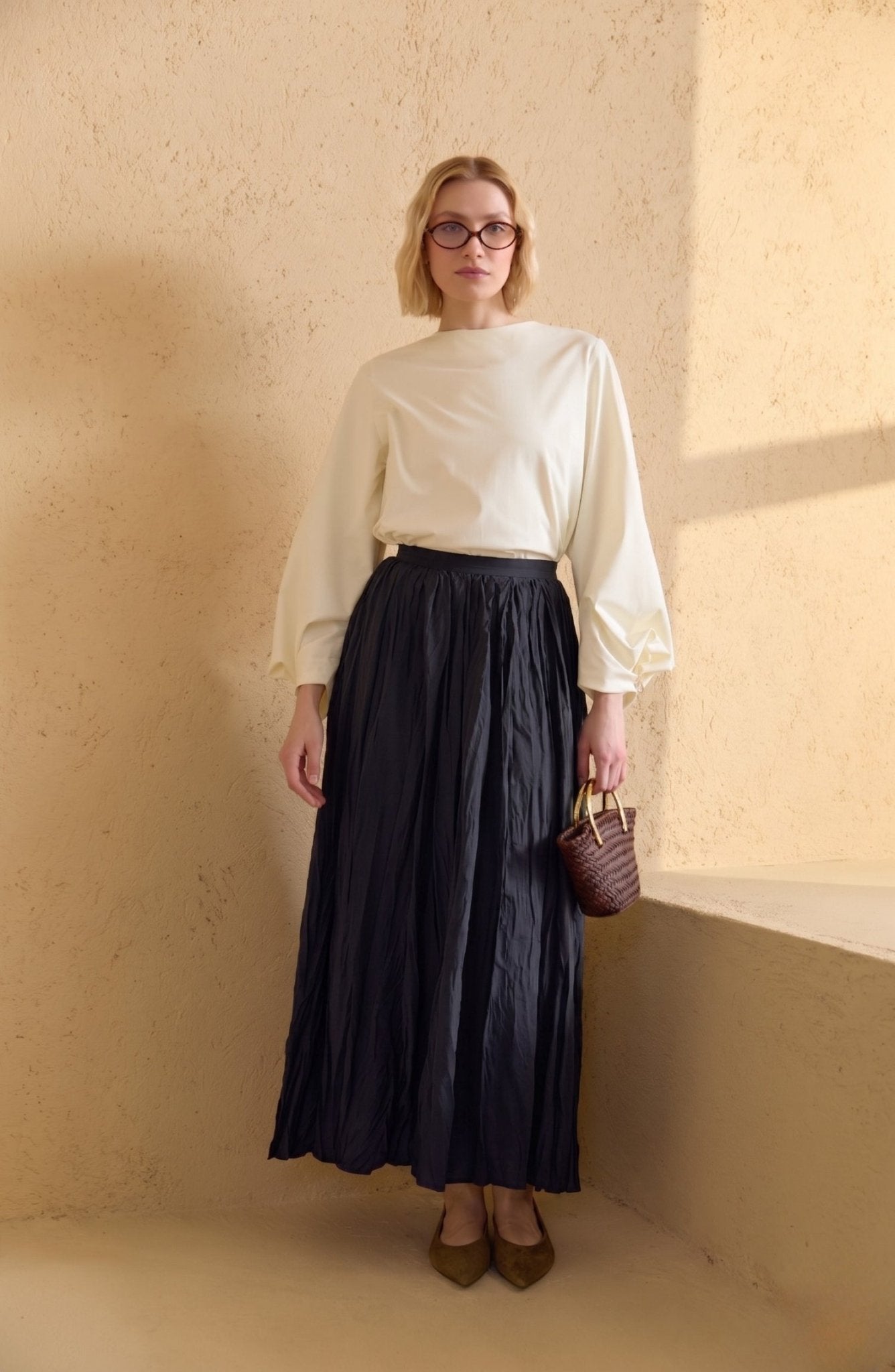 Vual Lacivert Crash Etek - Fatma Atasoy