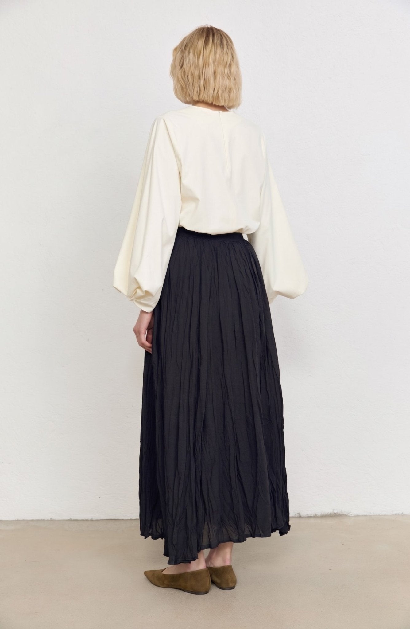 Vual Lacivert Crash Etek - Fatma Atasoy