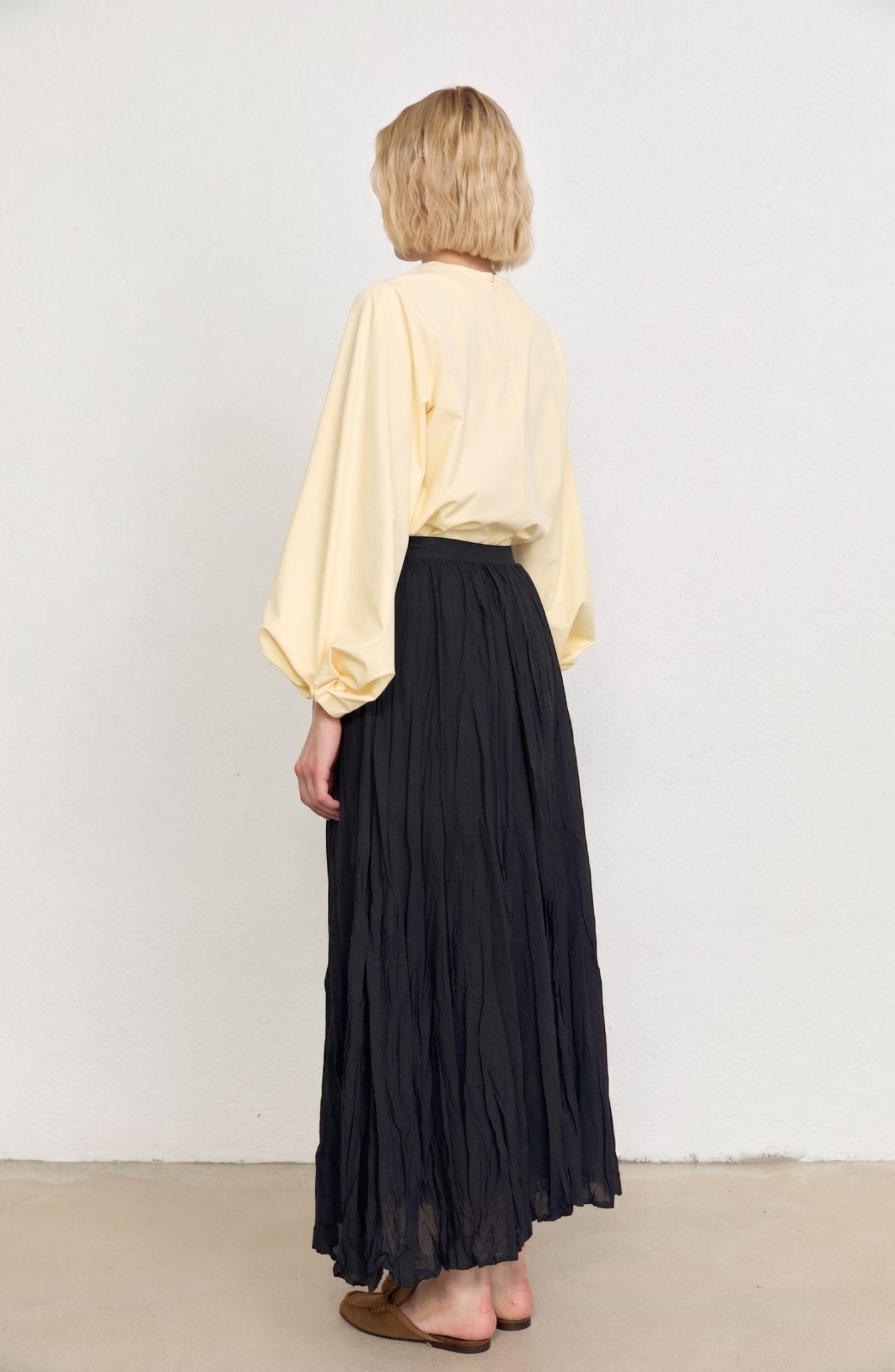 Vual Siyah Crash Etek - Fatma Atasoy